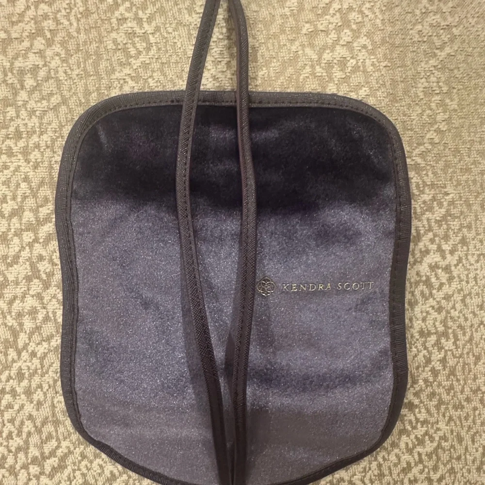 Kendra Scott x Target Velvet Jewelry Roll in Purple and Gold